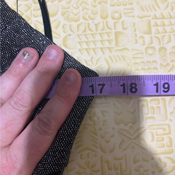 Vintage Bari Jay Glittering Black and Silver Maxi Dress - Picture 10 of 11